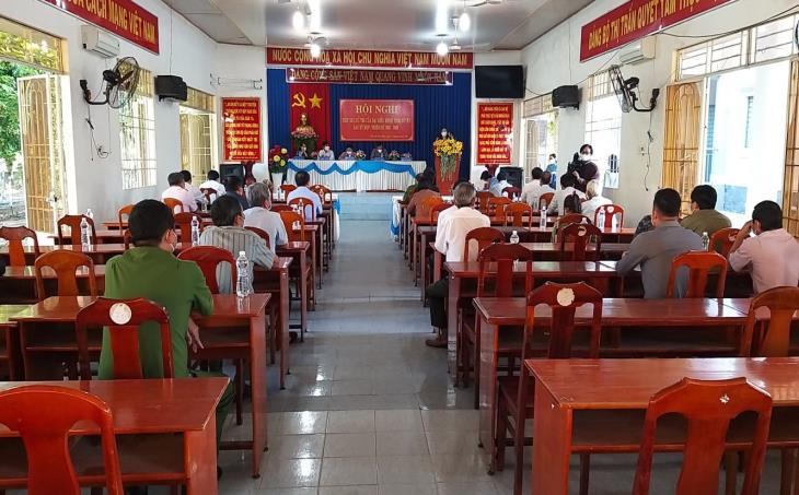 Thị trấn Tân Biên: đại biểu HĐND tỉnh, huyện tiếp xúc cử tri sau kỳ họp thứ 2 HĐND tỉnh, huyện